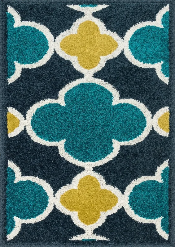 Terrace HTC 19 Navy / Teal Rug