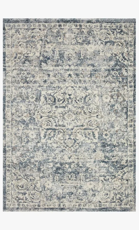 Theory Thy-02 Ivory/Blue Rug