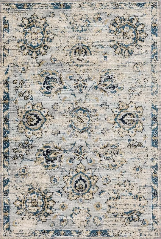 Torrance TC 05 Grey / Navy Rug