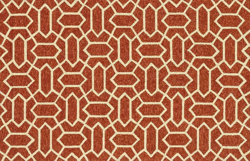 Venice Beach VB 13 Rust / Ivory Rug