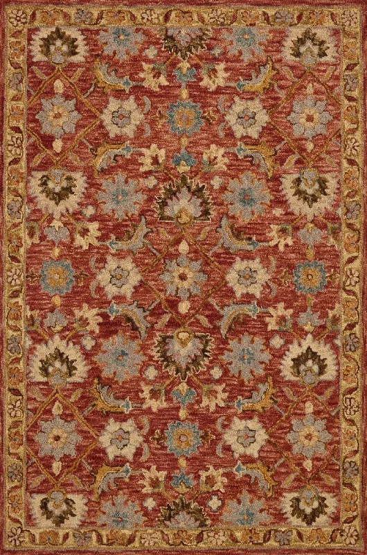 Victoria VK 09 Terracotta/Gold Rug