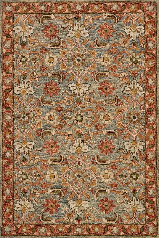 Victoria VK 10 Slate/Terracotta Rug