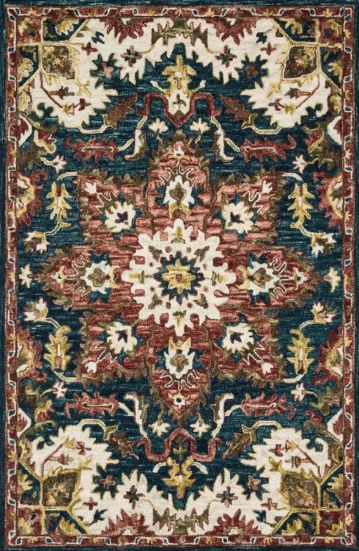 Victoria VK 13 Teal/Raspberry Rug