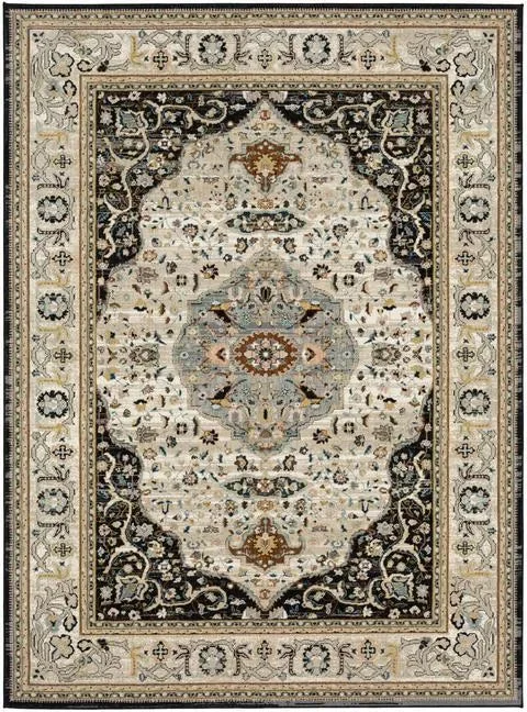 Zephyr 92123 90166 Chronos Black Rug