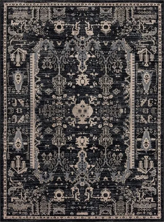 Zephyr 92679 90166 Rotorua Soot Rug