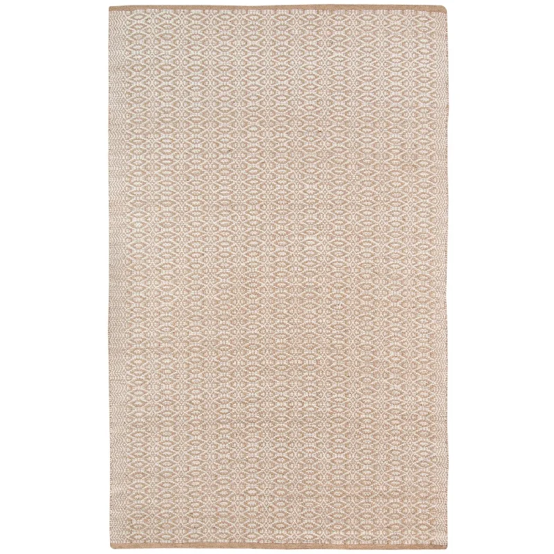 Zola ZOL-7 White/Tan Rug