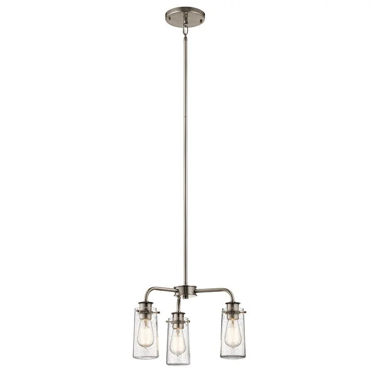 Braelyn Three-Light Chandelier/Semi-Flush Mount Ceiling Fixture