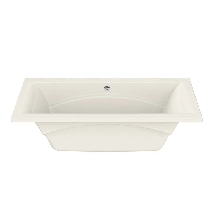 Tub Optik 72 x 36 x 23-1/2 Inch Undermount Center Biscuit Acrylic