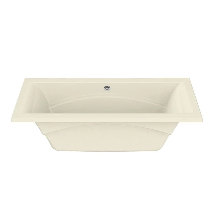 Tub Optik 72 x 36 x 23-1/2 Inch Undermount with Hydrofeel Center Bone Acrylic