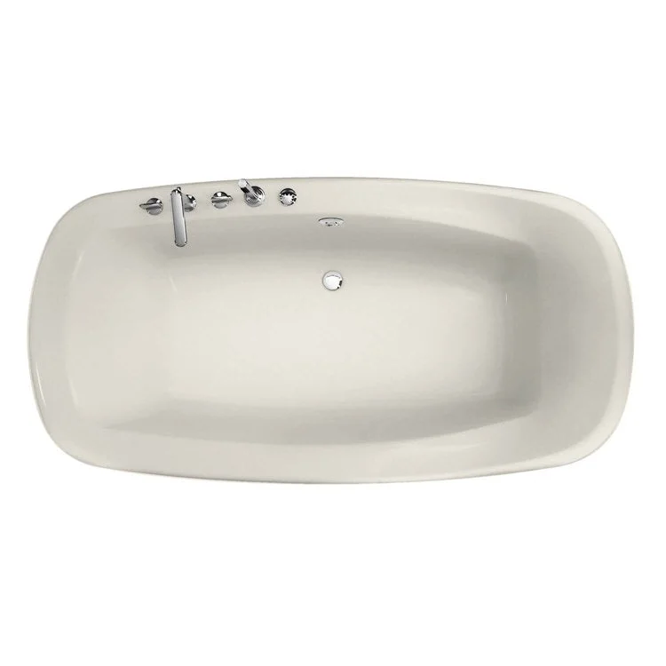 Tub Eterne 72 x 41-3/4 x 23-1/2 Inch Drop-in with Hydromax Center Biscuit Acrylic