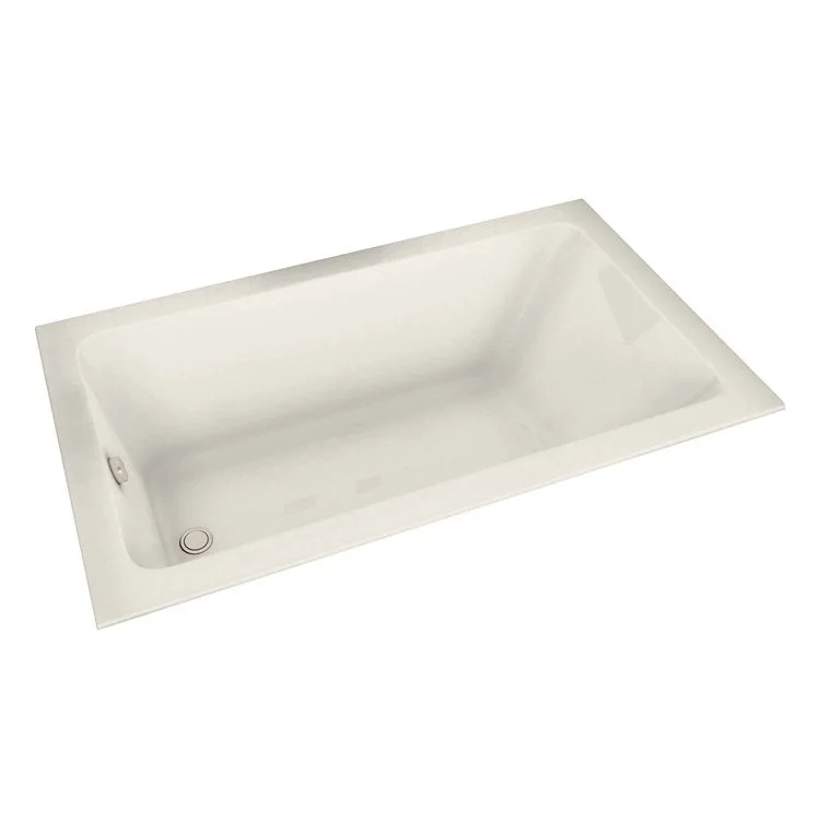 Tub Pose 59-7/8 x 31-3/4 x 23-5/8 Inch Drop-in End Biscuit Acrylic