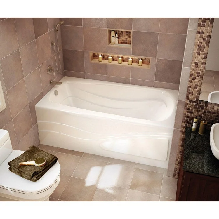 Tub Tenderness 59-7/8 x 31-3/4 x 20 Inch Alcove Left White Acrylic