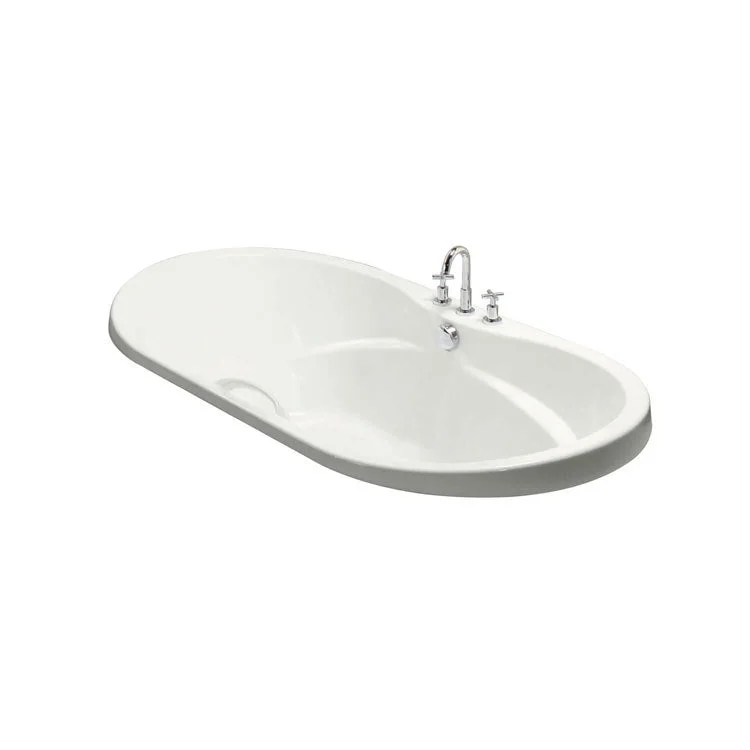 Tub Living 72 x 36 Inch Drop-In Center White