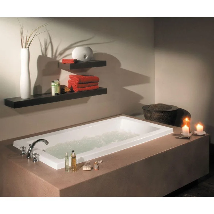 Tub Aiiki 66 x 36 Inch Drop-in with Aerofeel End White