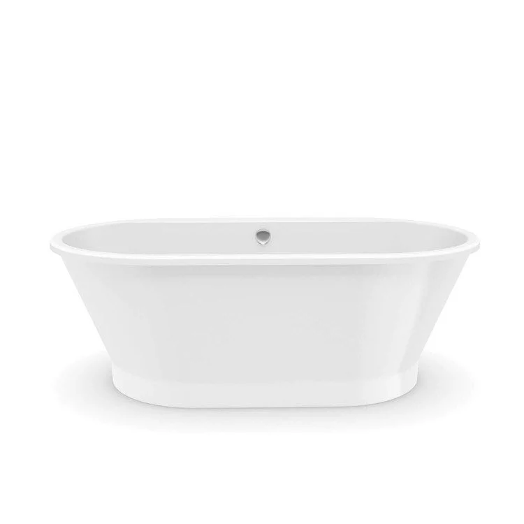 Freestanding Tub Brioso 66 x 36 Inch Center White Oval