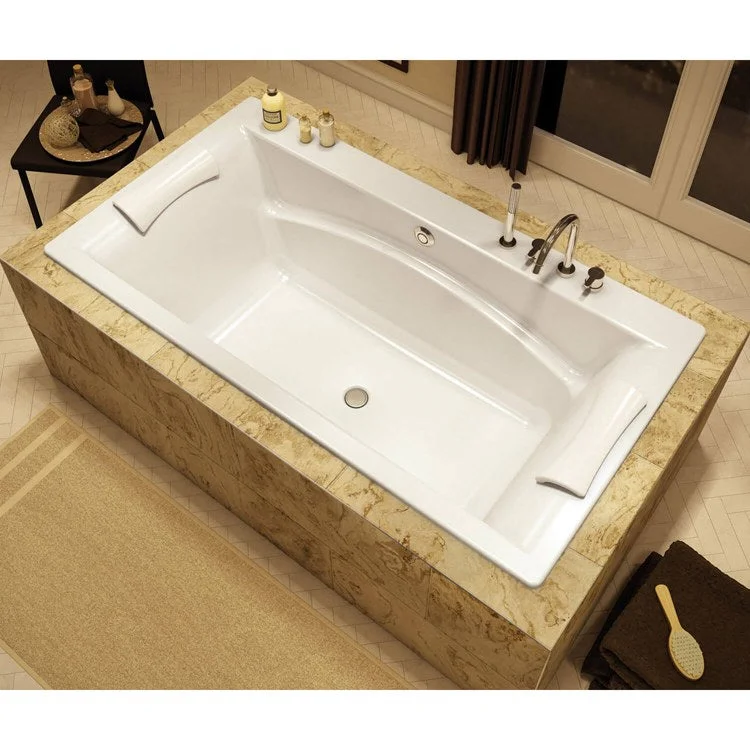 Tub Optik C 66 x 36 x 24 Inch Drop-in with Hydrofeel Center White Acrylic