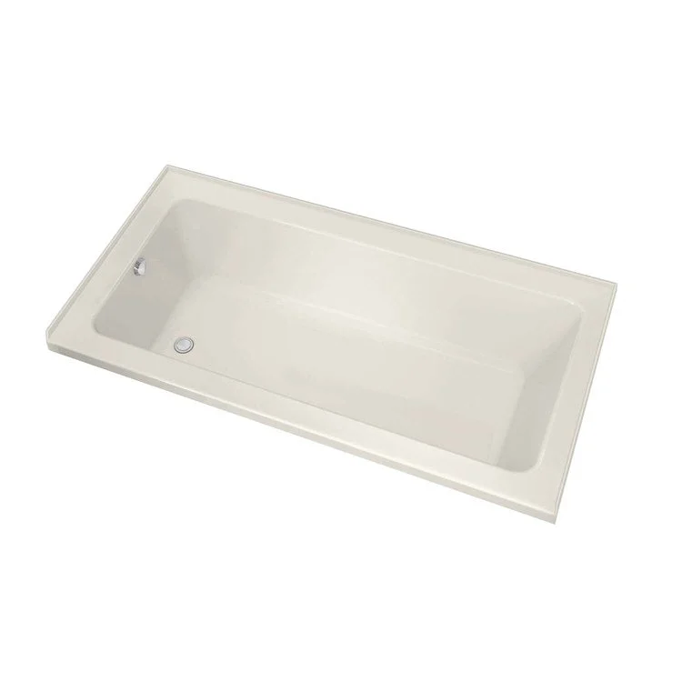 Tub Pose 59-5/8 x 29-7/8 x 21-5/8 Inch Alcove Left Biscuit Acrylic