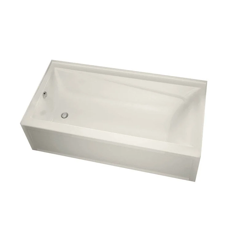 Tub Exhibit IFS 65-7/8 x 32 x 18 Inch Alcove Left Biscuit Acrylic