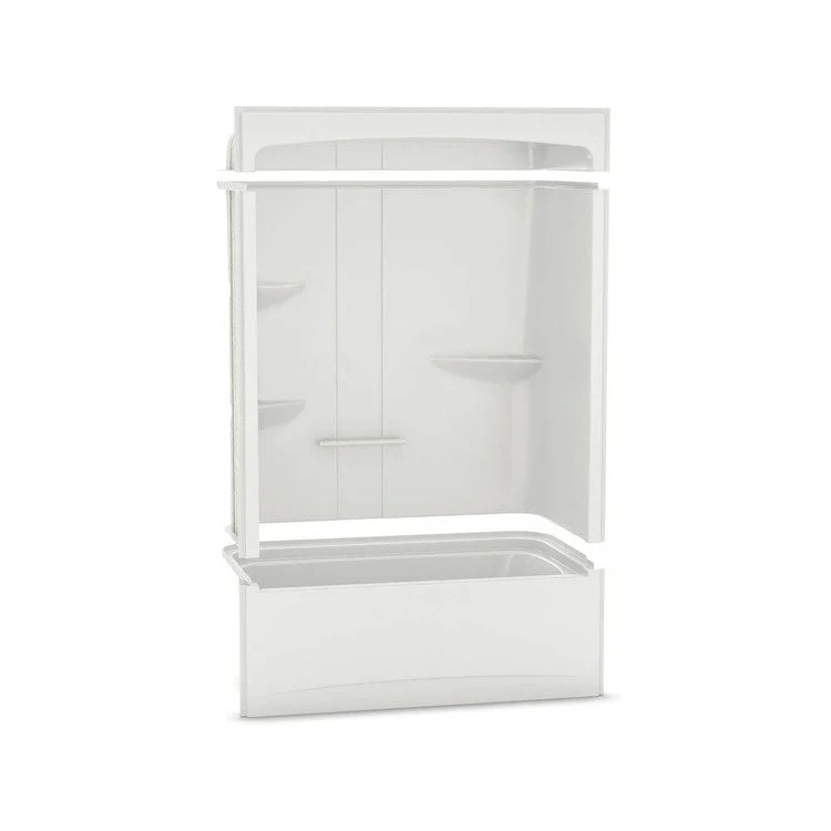 Tub and Shower Module Allia 60 x 33 x 88 Inch Acrylic Left White Rectangular with Aeroeffect