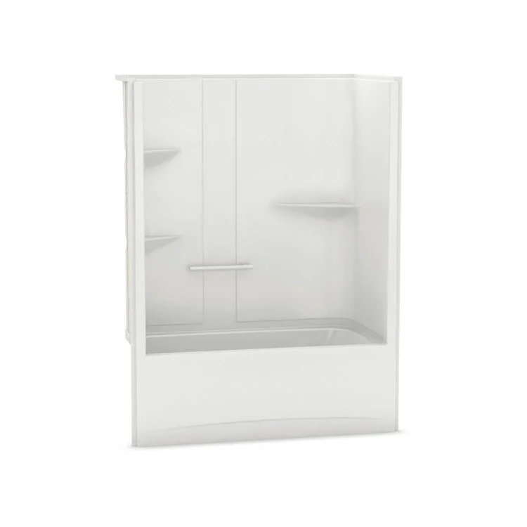 Tub and Shower Module Allia 60 x 32 x 79 Inch Acrylic Left White