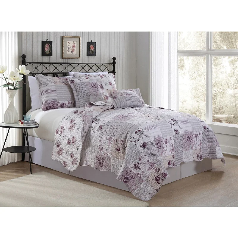 Alana 5-piece Reversible Quilt Set