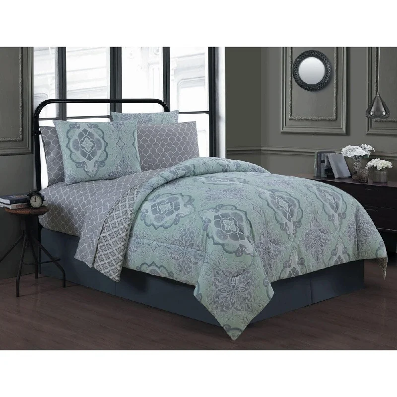 Avondale Manor Portofino 8-piece Bed in a Bag with Sheet Set