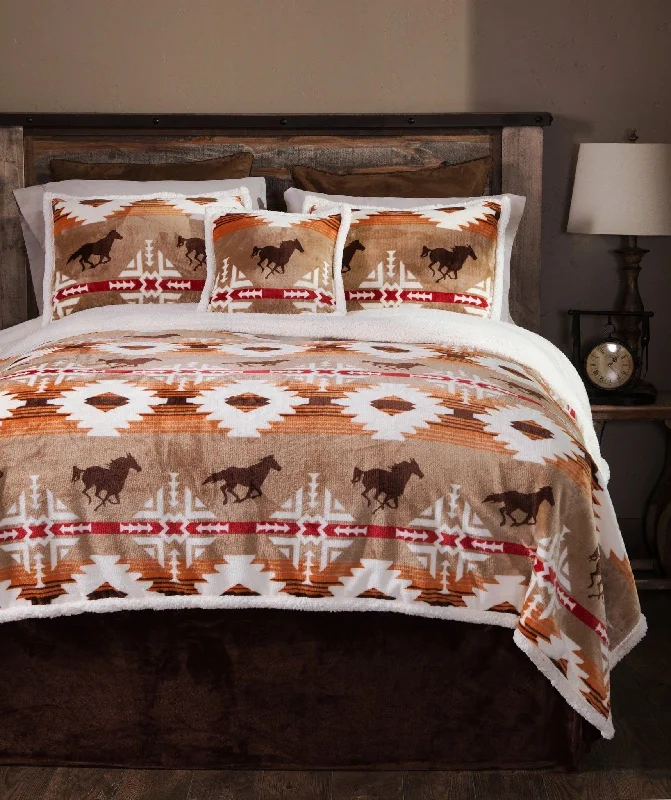 Diamond Ranch Sherpa Bedding