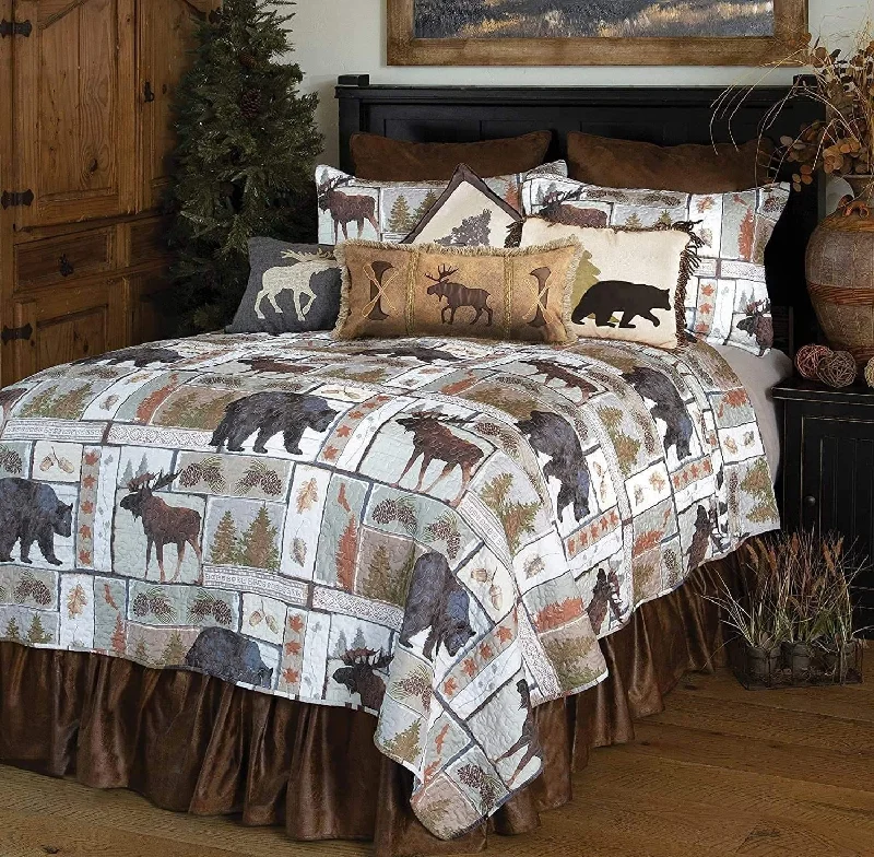 Moose Lodge Quilted Bedding