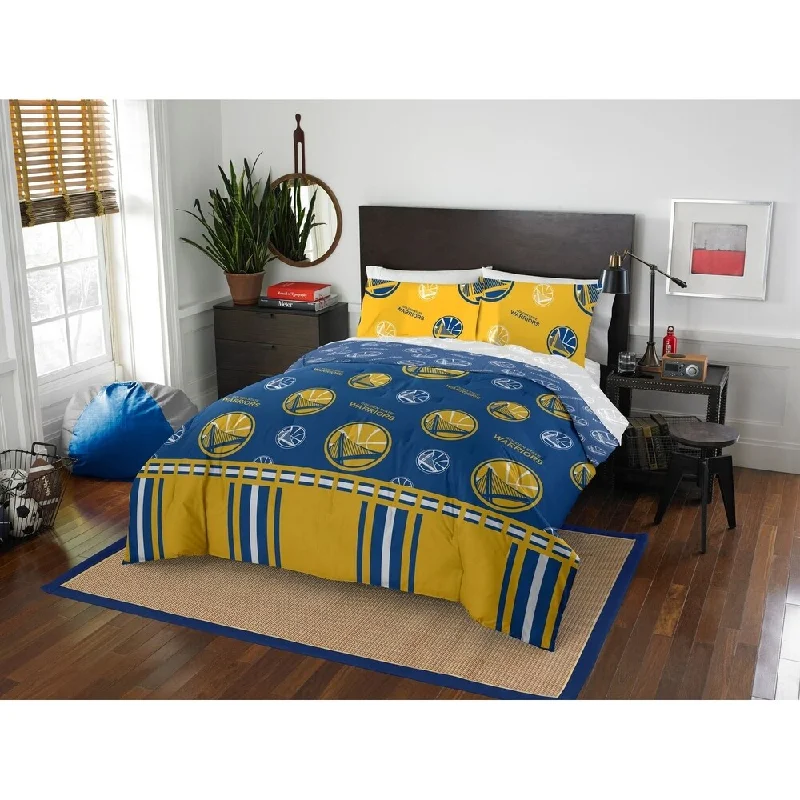 NBA 875 Golden State Warriors Queen Bed In a Bag Set