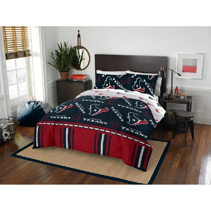 NFL 875 Houston Texans Queen Bed In a Bag Set