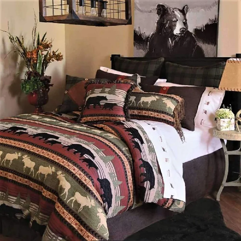 Wilbur Mountain Rustic Lodge Bedding