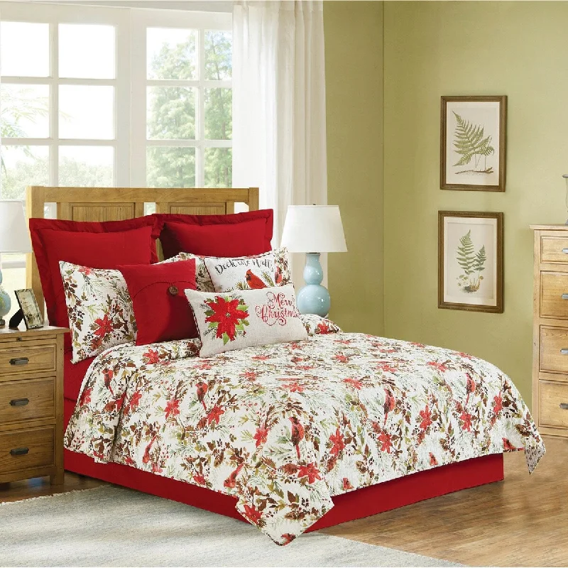 Averie Cotton Quilt Set - Reversible and Machine Washable