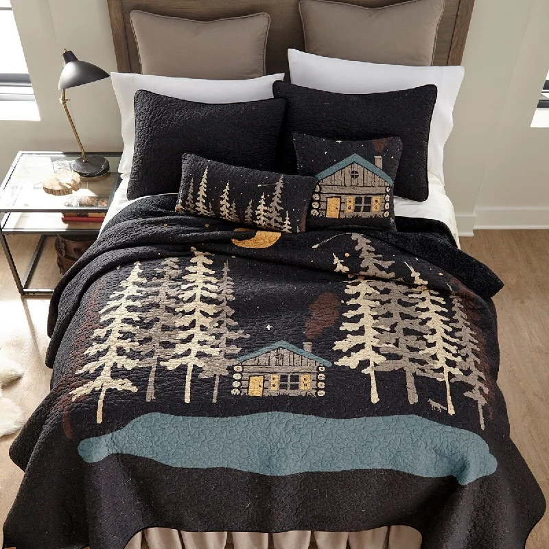 Donna Sharp Moonlit Cabin Quilt Set