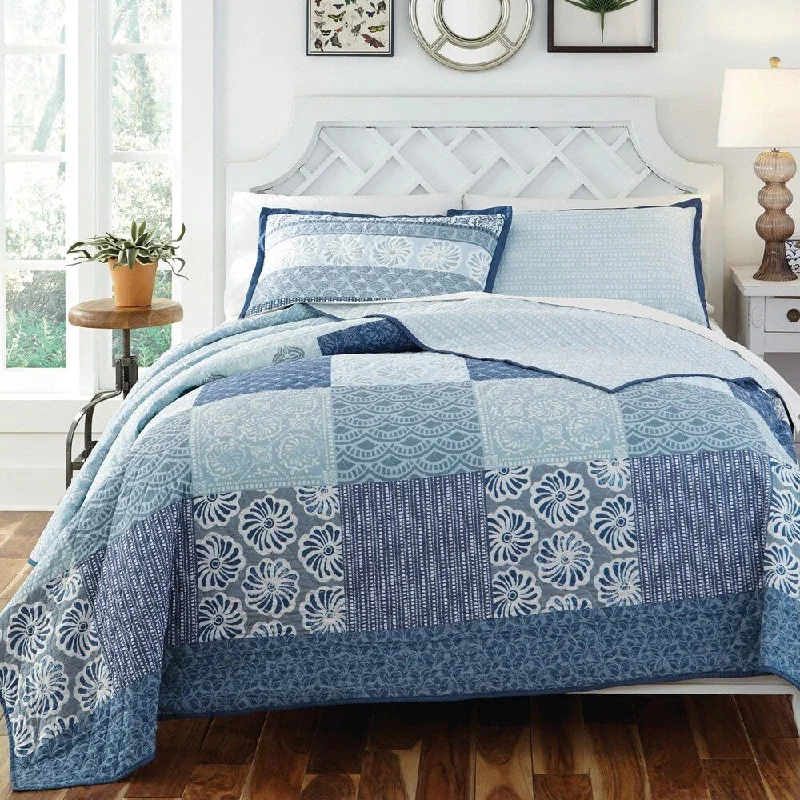 KD Spain Horizon 3-piece Cotton Quilt Set