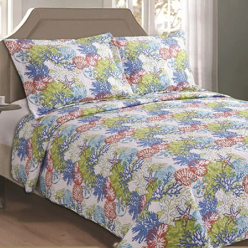 Panama Jack Sea Harvest 3-piece Quilt Set