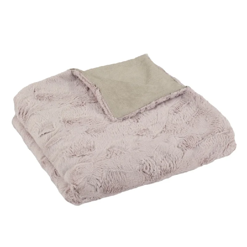 Blush Animal Print Throw