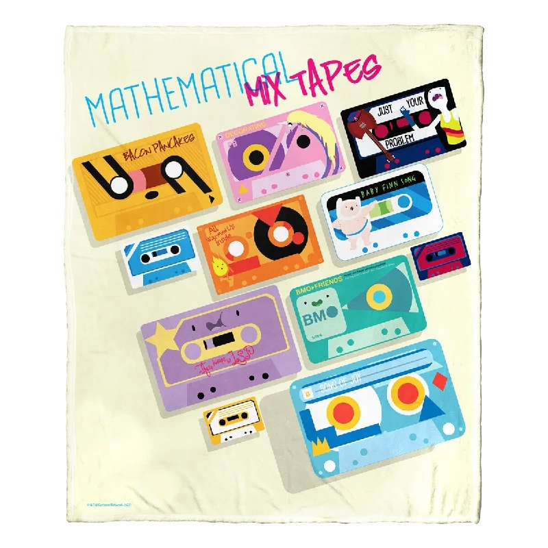 Cartoon Network Adventure Time Mathematical Mixtapes Silk Touch Throw Blanket