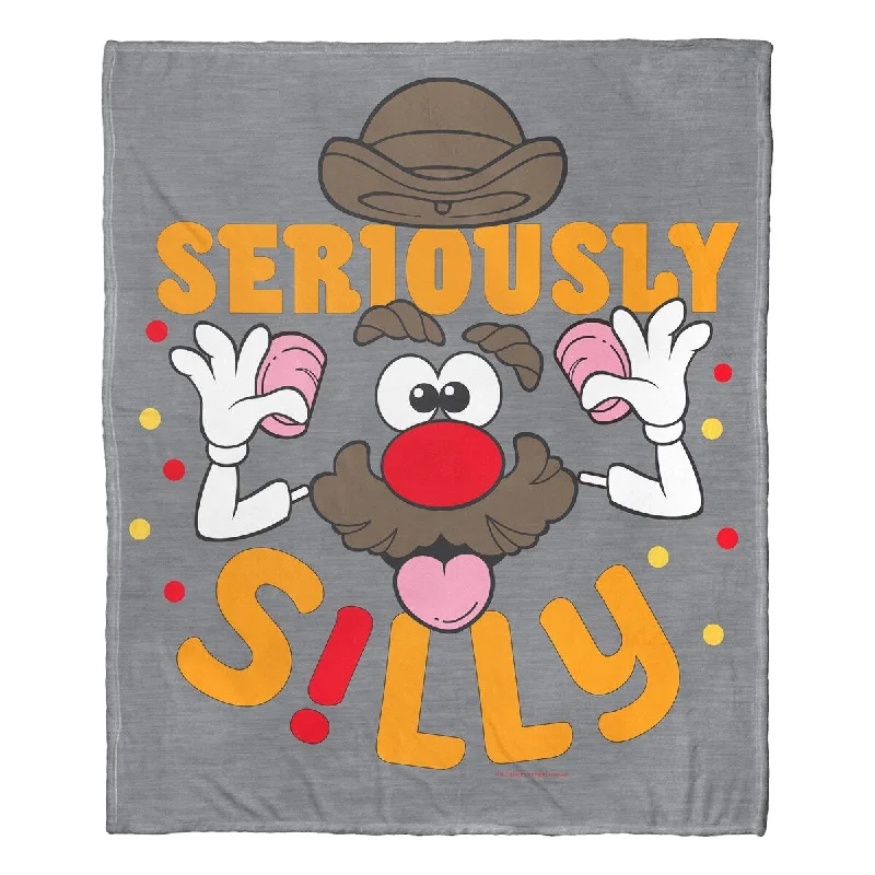 Hasbro Potato Head Seriously Silly Silk Touch Throw Blanket