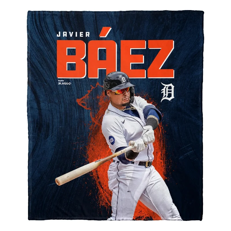 MLB Player Detroit Tigers Javier Baez Silk Touch Throw