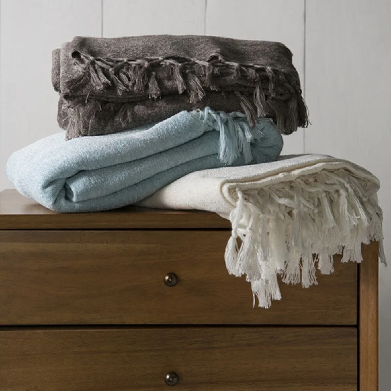 Nailsea Plush Wool/Cotton Throw (40" x 60")