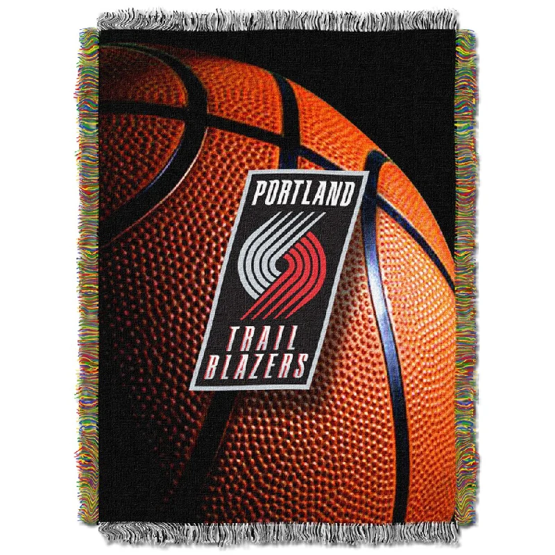 NBA Portland Trail Blazers Photo Real Woven Tapestry Throw