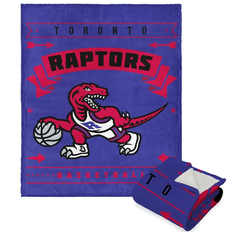 NBA Toronto Raptors Hardwood Classics Silk Touch Sherpa Throw Blanket