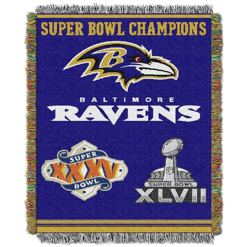 NFL Baltimore Ravens Woven Tapestry Throw