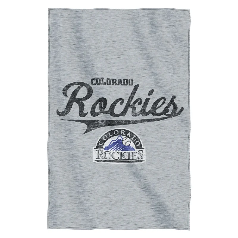 Rockies Sweatshirt Throw Blanket