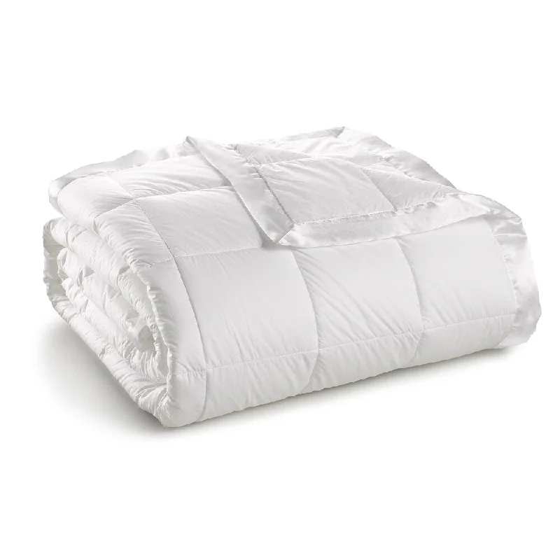 Sharper Image Cambric Cotton White Down Blanket