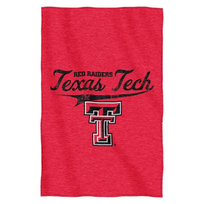 Texas Tech Sweatshirt Throw Blanket