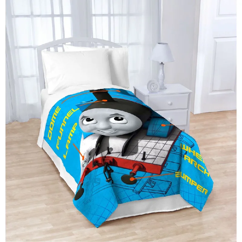 Thomas The Tank Engine T-Block Fleece Twin Blanket