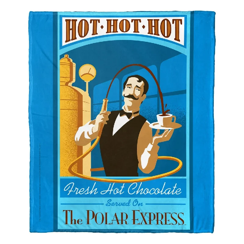 Warner Bros Polar Express Hot Hot Hot! Silk Touch Throw